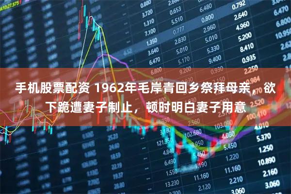 手机股票配资 1962年毛岸青回乡祭拜母亲，欲下跪遭妻子制止，顿时明白妻子用意
